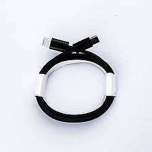 Кабель для зарядження USB-С шнур 2м чорний, фото 3