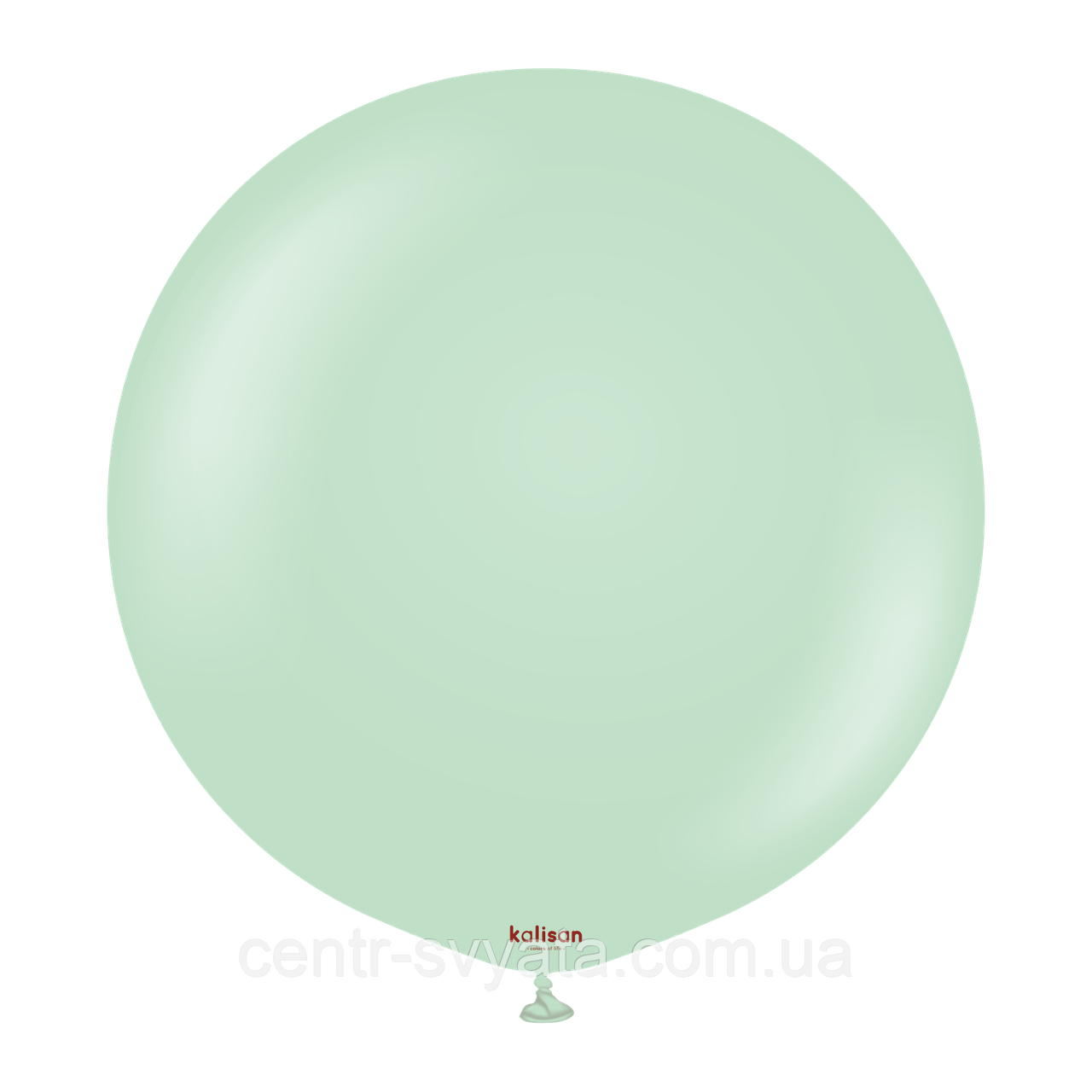 Латексна кулька Kalisan 18"(45 см) Macaron Green | Макарун зелений