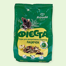 Вітамінізований корм для пацючків ФІЄСТА «ПАЦЮЧОК» Природа, 600 г