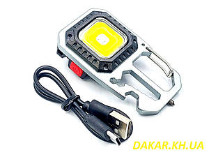 WF254S ліхтарик брелок акумуляторний red+white