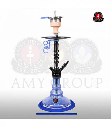 Кальян AMY Deluxe 070.02 Alu Zulu S Blue (60 см), фото 1