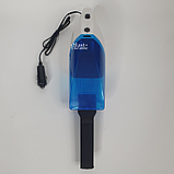 Ручний автопилосос від прикурювача 60 Вт з додатковою насадкою в комплекті CVAU-12-BWhite, фото 3