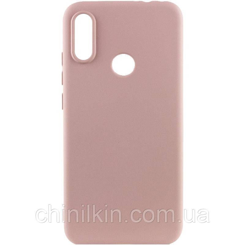 Накладка (з мікрофіброю) Silicone Cover Lakshmi (A) для Huawei P Smart Plus- рожевий пісок, фото 1