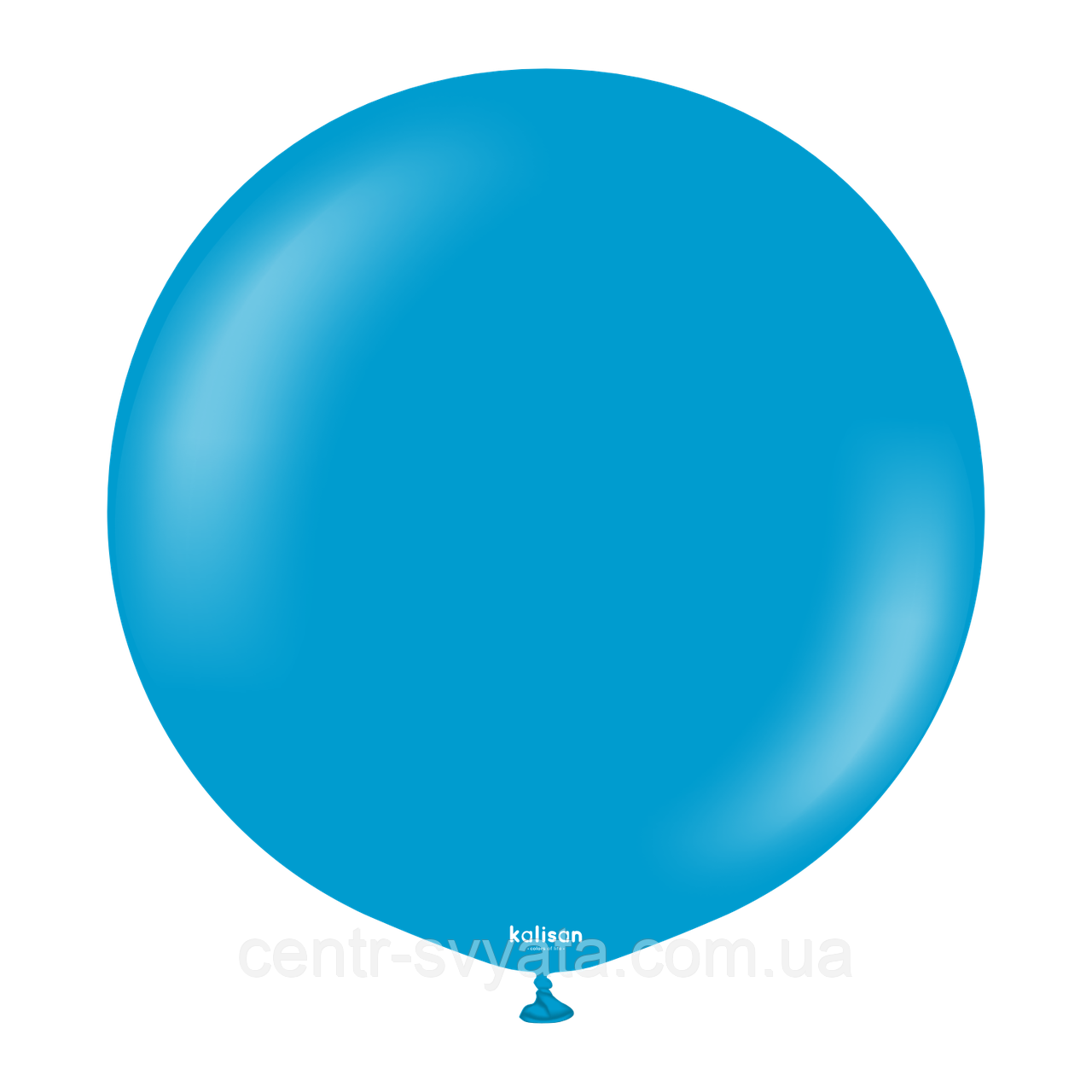 Латексна кулька Kalisan 18"(45 см) Standard Caribbean Blue | Пастель карибський синій