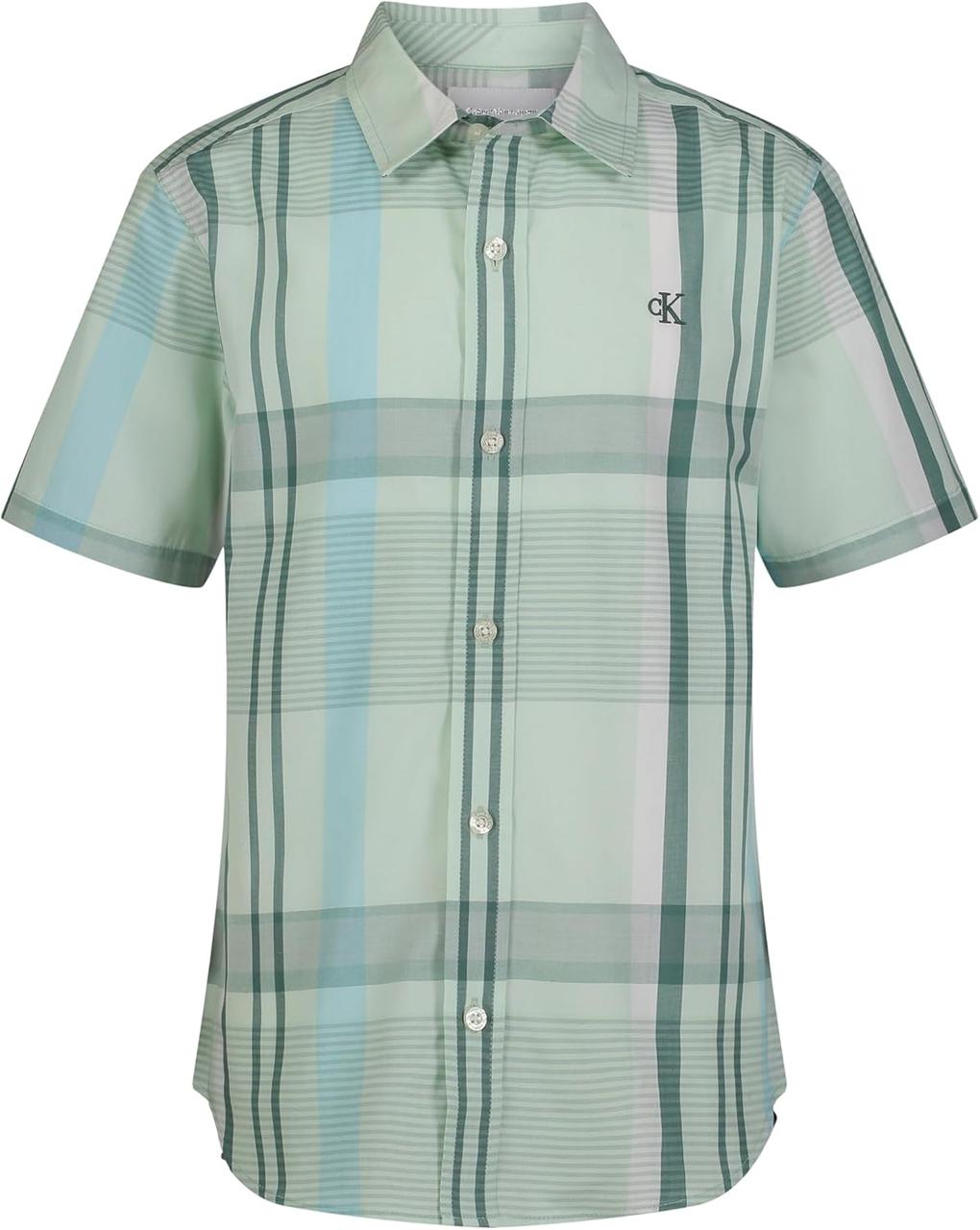 Дитяча сорочка з коротким рукавом Calvin Klein теніска 1159821589 (Зелений M), фото 1