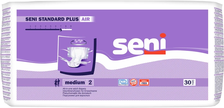Підгузки для дорослих Seni Standard Plus Air medium 30 шт. (5900516693657)