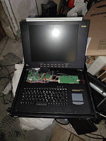 Slideaway LCD KVM перемикач/консоль 15" Aten ACS-1208AL 8-port No 241511100