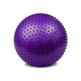 М'яч для фітнесу масажний EasyFit EF-3015-V 65 см, фіолетовий, Toyman