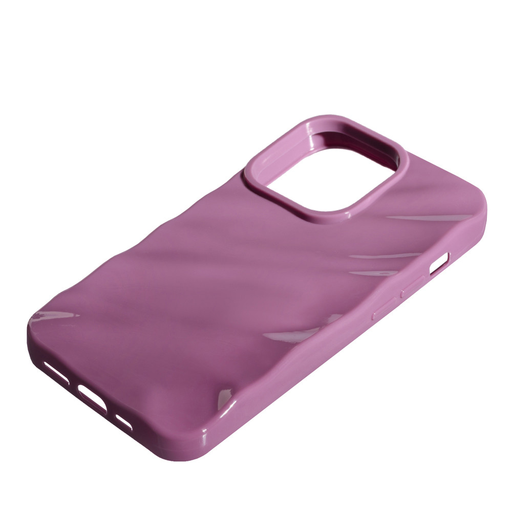 Накладка Wave TPU 2024 Apple iPhone 15 Pro, Ліловий, силіконова, перламутровий ефект, фото 1