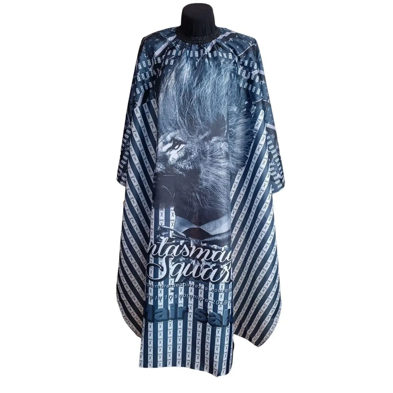 Перукарська накидка Hots Professional Lion на резинці та гачках, 160*140см (HP1077)