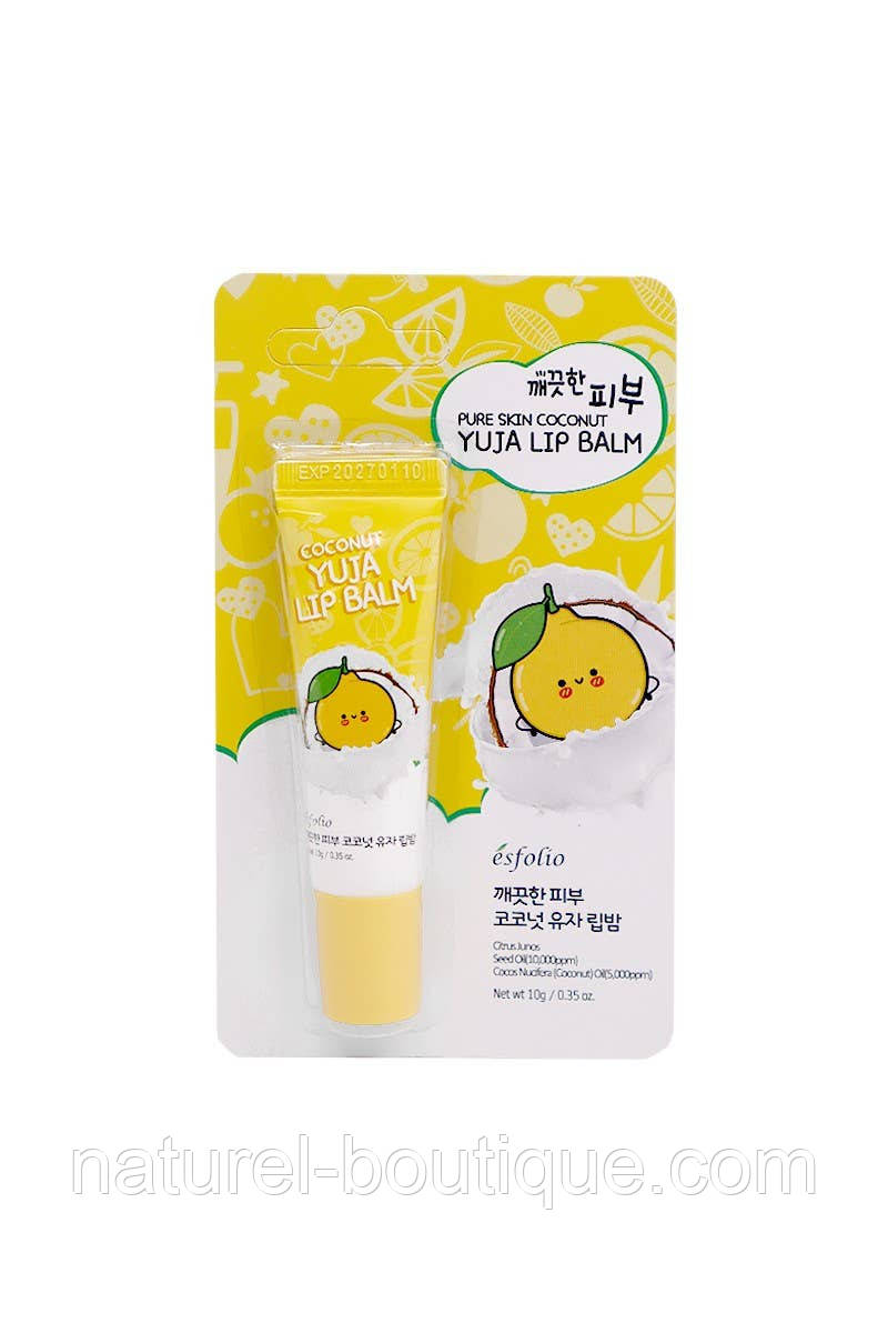 Бальзам Esfolio Pure Skin для губ Юдзу