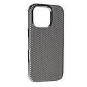 Накладка Leather Carbon With Magnetic Apple iPhone 16 Pro Max, Titanium, фото 5