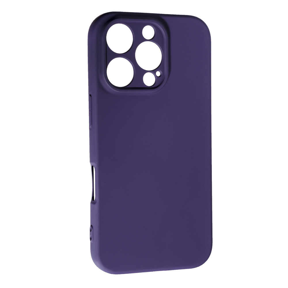 Силікон Case SMTT (AA) Apple iPhone 16 Pro, Dark Violet