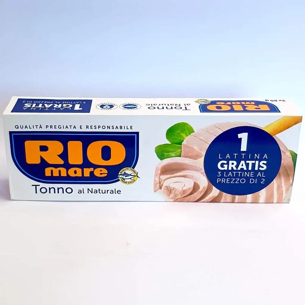Тунець Rio Mare Tonno al Naturale у власному соку 3 шт по 80г