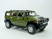 Машинка на радіокеруванні «HUMMER» зелена, акум. (32 см) 2026-2, фото 4