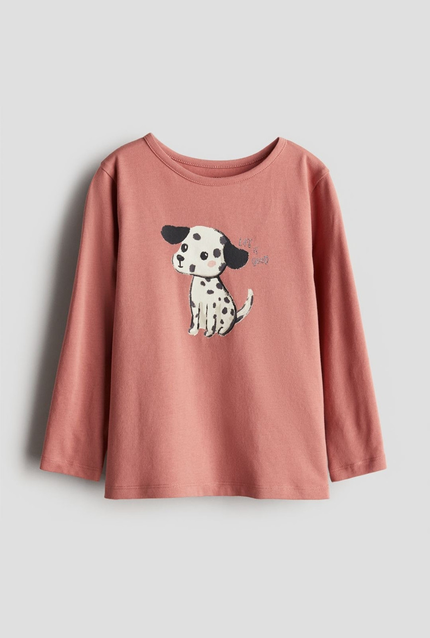 Реглан теракотовий Собака H&M   92, 98/104, 110/116, 122/128, 134/140см