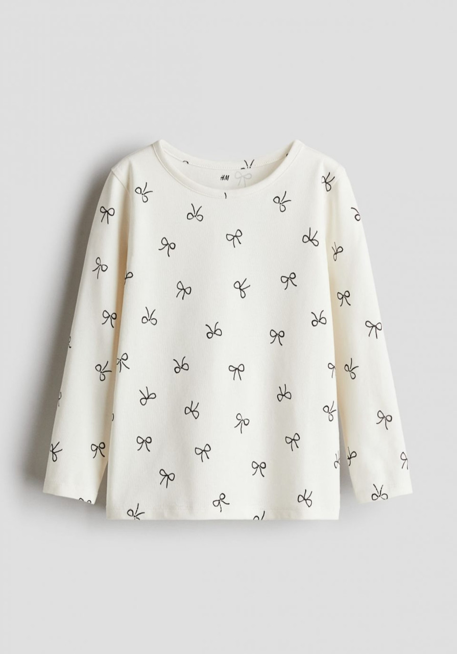 Реглан молочний Банти H&M   92, 98/104, 110/116, 122/128, 134/140см