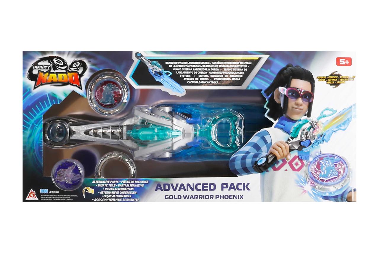 Infinity Nado Дзиґа VI серія Advanced Pack Gold Warrior Phoenix Золотий Воїн Фенікс