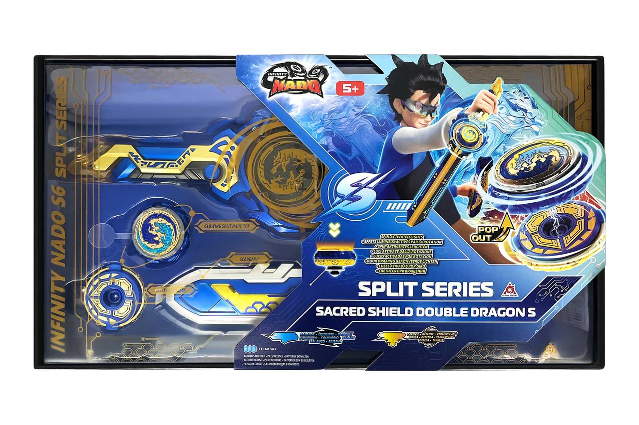 Infinity Nado Дзиґа VI серія Split Series Sacred Shield Double Dragon S Священний Щит Подвійний Дракон C
