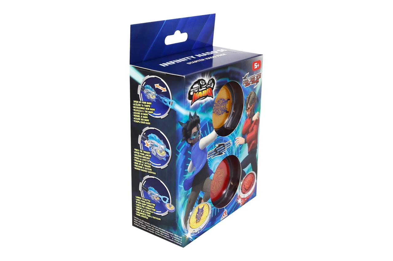Infinity Nado Набір VI Starter Nado Pack Fury Wave Dragon, Blazing War Bear Лютий Дракон і Палаючий Бойовий