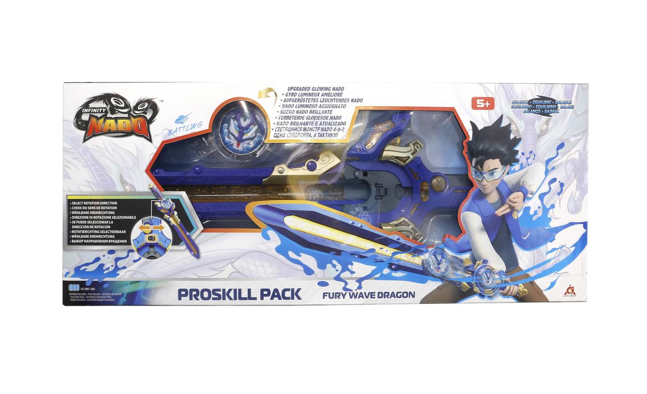 Infinity Nado Дзиґа VI Proskill Pack Лютий Дракон (Fury Wave Dragon)