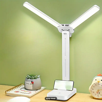 Світлодіодна акумуляторна настільна лампа сенсорна 3 режими освітлення USB 688А