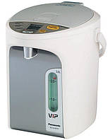 Panasonic Термопот 3л, дисплей, пластик, біло-сірий