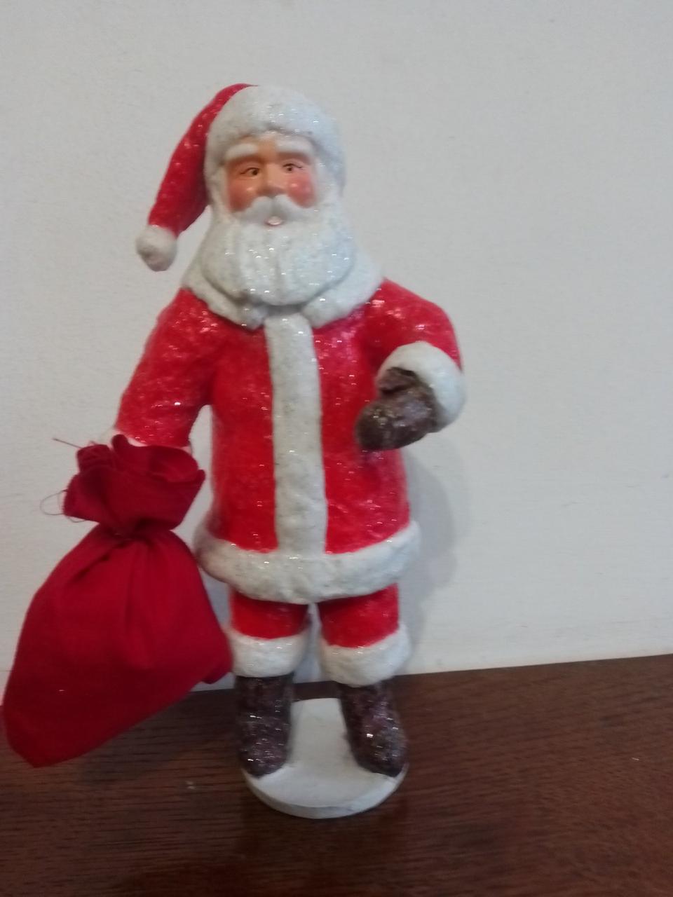 Санта Клаус 19 см. фігурка з вати