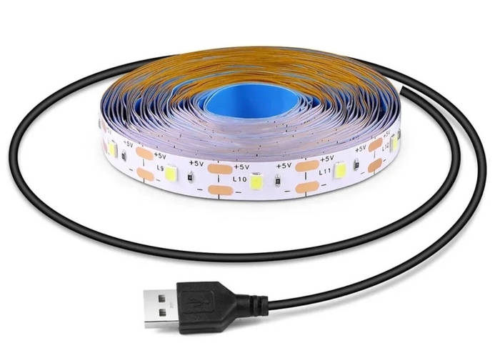 Лента светодиодная USB 3 м для подсветки TV Теплый Белый (ID#2448218386 ...