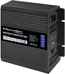 Зарядний пристрій для акумуляторів LiFePO4 AGM GEL SLA 50A 12V Qoltec (Польща)