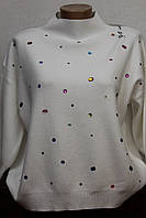 Кофточка жіноча стойка камінчики