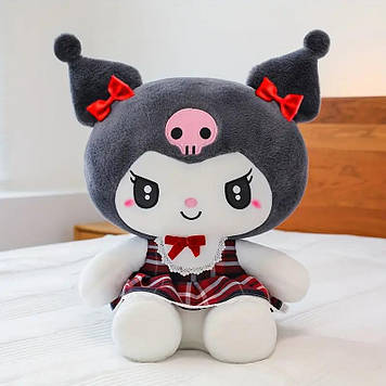 М'яка іграшка  Sanrio Kuromi. М'яка іграшка Куромі в платті аніме персонаж