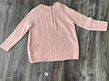 H&M Светр вовняний в'язаний жіночий розовий S, фото 3