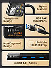 Концентратор (USB-хаб) Cabletime USB C/A – 4 Port USB 3.0, 5Gbps, 0.15 m (CB05B), фото 4