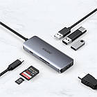 Концентратор (USB-хаб) Choetech HUB-M19 7 in 1 USB-C to HDMI Multiport Adapter, фото 4