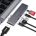 Концентратор (USB-хаб) Choetech HUB-M14 7 in 1 USB-C Multiport Adapter, фото 3