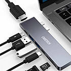 Концентратор (USB-хаб) Choetech HUB-M14 7 in 1 USB-C Multiport Adapter, фото 4
