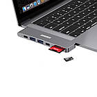 Концентратор (USB-хаб) Choetech HUB-M14 7 in 1 USB-C Multiport Adapter, фото 5