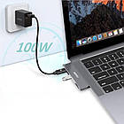 Концентратор (USB-хаб) Choetech HUB-M14 7 in 1 USB-C Multiport Adapter, фото 6