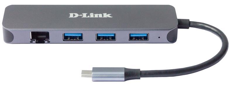 Концентратор (USB-хаб) USB Type-C D-Link DUB-2334