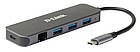 Концентратор (USB-хаб) USB Type-C D-Link DUB-2334, фото 3