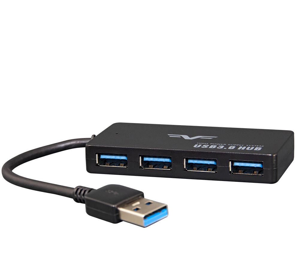 Концентратор (USB-хаб) USB 3.0 Frime 4хUSB3.0 Black (FH-30510)