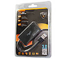 Концентратор (USB-хаб) USB 3.0 Frime 4хUSB3.0 Black (FH-30510), фото 6