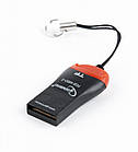 Кардрідер USB2.0 Gembird FD2-MSD-3 Black, фото 4