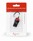 Кардрідер USB2.0 Gembird FD2-MSD-3 Black, фото 5
