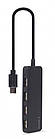 Концентратор (USB-хаб) USB Type-C Gembird 4хUSB2.0, пластик, Black (UHB-CM-U2P4-01), фото 3