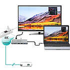 Концентратор (USB-хаб) USB 3.1 Type-C Grand-X PD Сharging HDMI/3хUSB/Type-C/OTG/CR (SG-512), фото 4