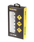 Концентратор (USB-хаб) USB 3.0 Maxxter 7хUSB3.0 Silver (HU3A-7P-01), фото 5