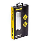 Концентратор (USB-хаб) USB Maxxter 3хUSB3.0, RJ-45, метал, Grey (NEAH-3P-01), фото 4
