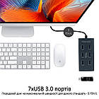 Концентратор (USB-хаб) Promate EzHub Grey (ezhub-7.grey), фото 3